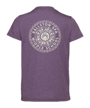 Load image into Gallery viewer, BSCSD Middle School Youth T-Shirt - Purple (provides 8 meals)