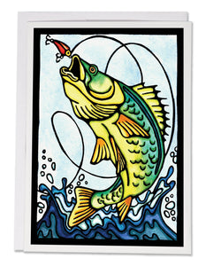 Greeting Card Land It! (Fish)