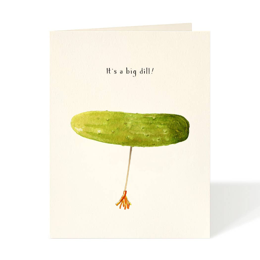 Big Dill - Pickle Congratulations Greeting Cards