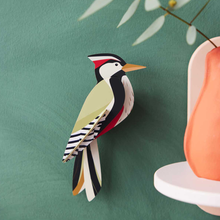 Load image into Gallery viewer, Woodpecker Wall Art (provides 7 meals)