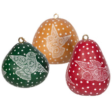 Load image into Gallery viewer, Doves - Gourd Ornament  (provides 7 meals)