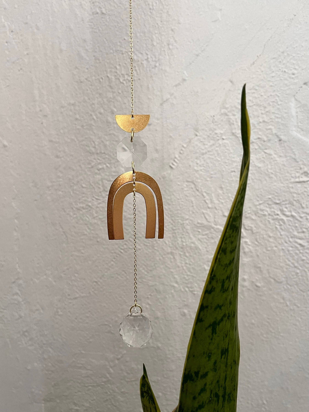 Rainbow Arches Crystal Prism Sun Catcher (provides 13 meals)