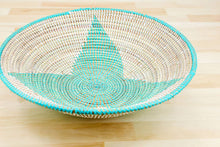 Load image into Gallery viewer, Sustainable Woven Sweet Grass bowl, multi-color (provides 6 meals)