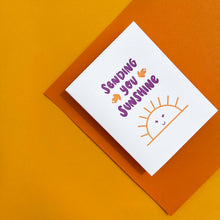 Load image into Gallery viewer, Sending You Sunshine - Encouragement card (provides 2 meals)