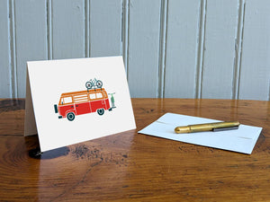Adventure Camper Blank Greeting Card (provides 2 meals)
