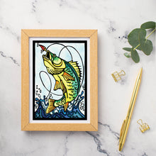 Load image into Gallery viewer, Greeting Card Land It! (Fish)