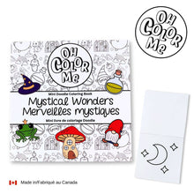 Load image into Gallery viewer, Mini Coloring Book Mystical Wonders, (provides 3 meals)