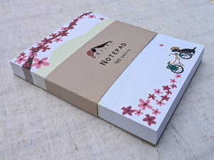 Spring Biking Pup Notepad (provides 6 meals)