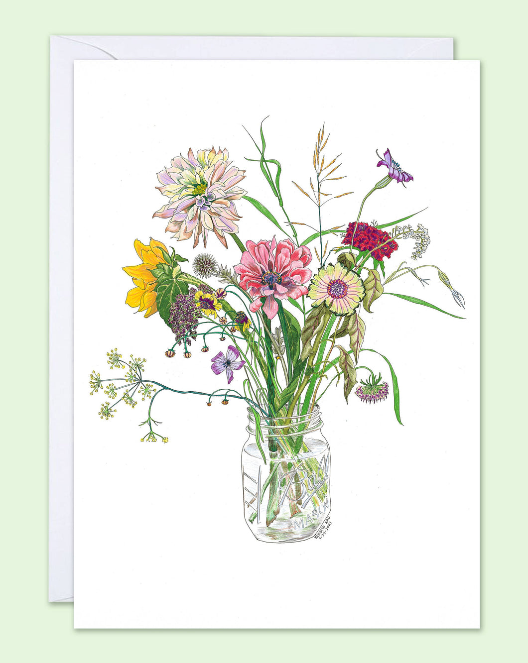 Breezy Bouquet Card (provides 2 meals)