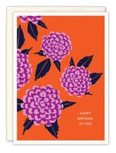 Load image into Gallery viewer, Dahlias Birthday Card