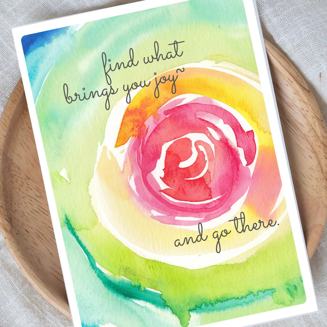 Find What Brings You Joy Card (provides 2 meals)