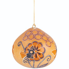 Load image into Gallery viewer, Beehive - Gourd Ornament - (provides 9 meals)