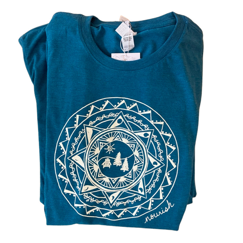 Adirondack Women's Crew-neck T-shirt : Teal provides 12 meals)