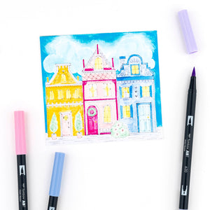 Dual Brush Pen Art Markers: Pastel - 10-Pack (12 meals)
