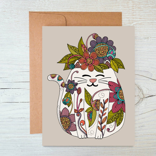 Lili A2 Size Everyday Greeting Card, Matte Stock (provides 2 meals)