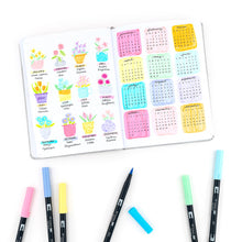 Load image into Gallery viewer, Dual Brush Pen Art Markers: Pastel - 10-Pack (12 meals)
