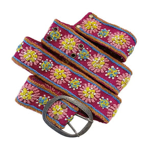 Embroidered Wool Belt: Rosette(provides 24 meals)