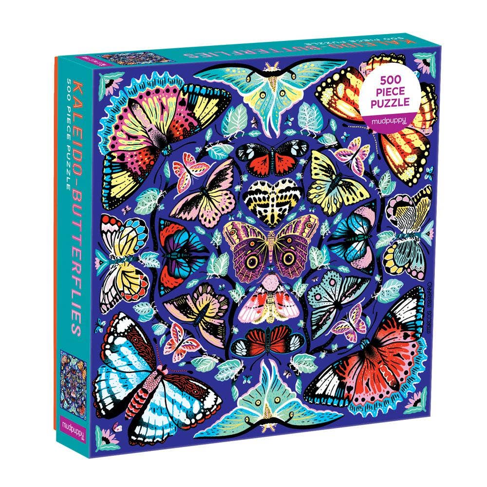 Kaleido-Butterflies 500 Piece Family Puzzle (provides 5 meals)