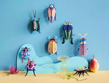 Load image into Gallery viewer, Mimela Scarab Beetle Wall Decor (provides 5 meals)