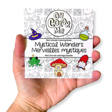 Load image into Gallery viewer, Mini Coloring Book Mystical Wonders, (provides 3 meals)