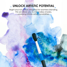Load image into Gallery viewer, Watercolor Pocket Set Of 12 With Brush - Landscape Colors (provides 5 meals)