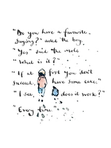 Boy, the Mole, the Fox and the Horse: Charlie Mackesy (provides 10 meals)