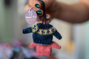 Mini Knit Sweater Ornaments (provides 5 meals)