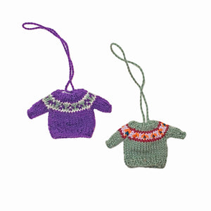 Mini Knit Sweater Ornaments (provides 5 meals)