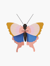Load image into Gallery viewer, Gold Rim Butterfly Wall Art (provides 5 meals)