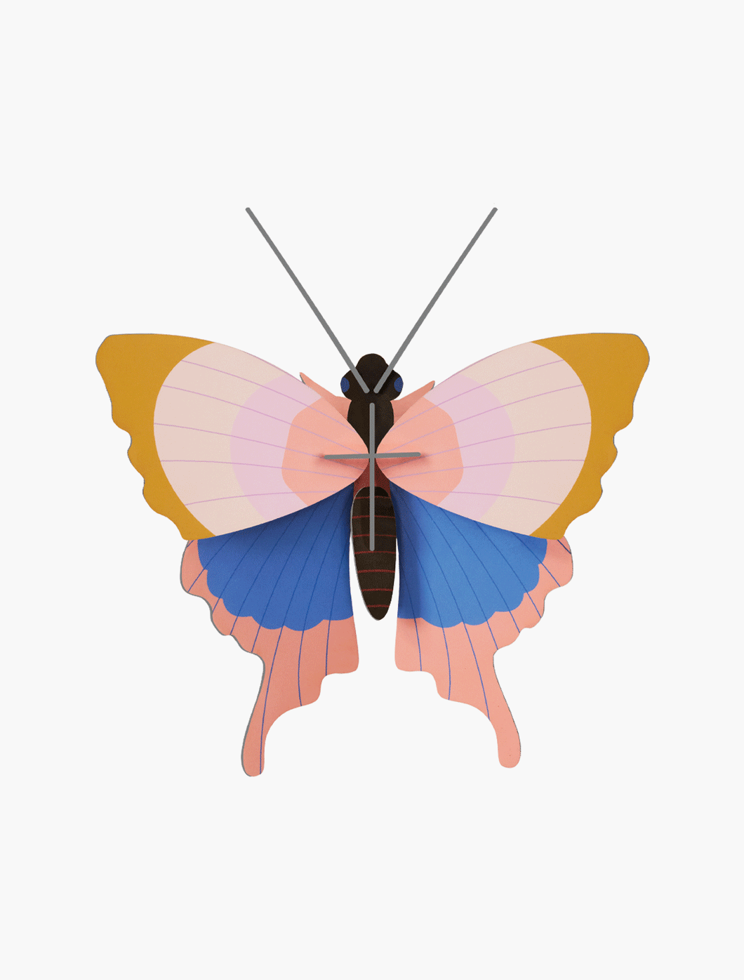 Gold Rim Butterfly Wall Art (provides 5 meals)