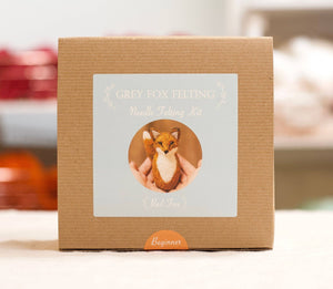 Red Fox - Needle Felting Kit - Beginner (Provides 14 meals)