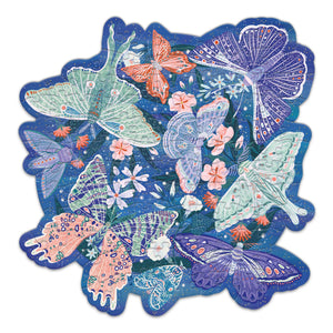 MINI JIGSAW PUZZLE, Luminous Butterflies (provides 6 meals)