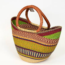 Load image into Gallery viewer, Tote Basket Bag, U-Shopper multi-color (provides 25 meals)