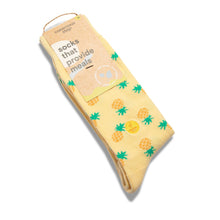 Load image into Gallery viewer, Socks that Provide Meals (Golden Pineapples): Small