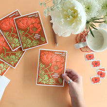 Load image into Gallery viewer, Thinking of You (Red Poppies) Friendship Card
