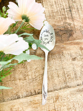 Load image into Gallery viewer, Love You Garland Vintage Stamped Spoon (provides 6 meals)