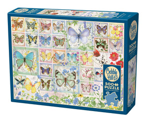 Butterfly Tiles 500pc puzzle (provides 6 meals)