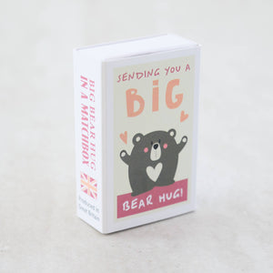 Big Bear Hug Wool Felt Bear In A Matchbox (4 meals)