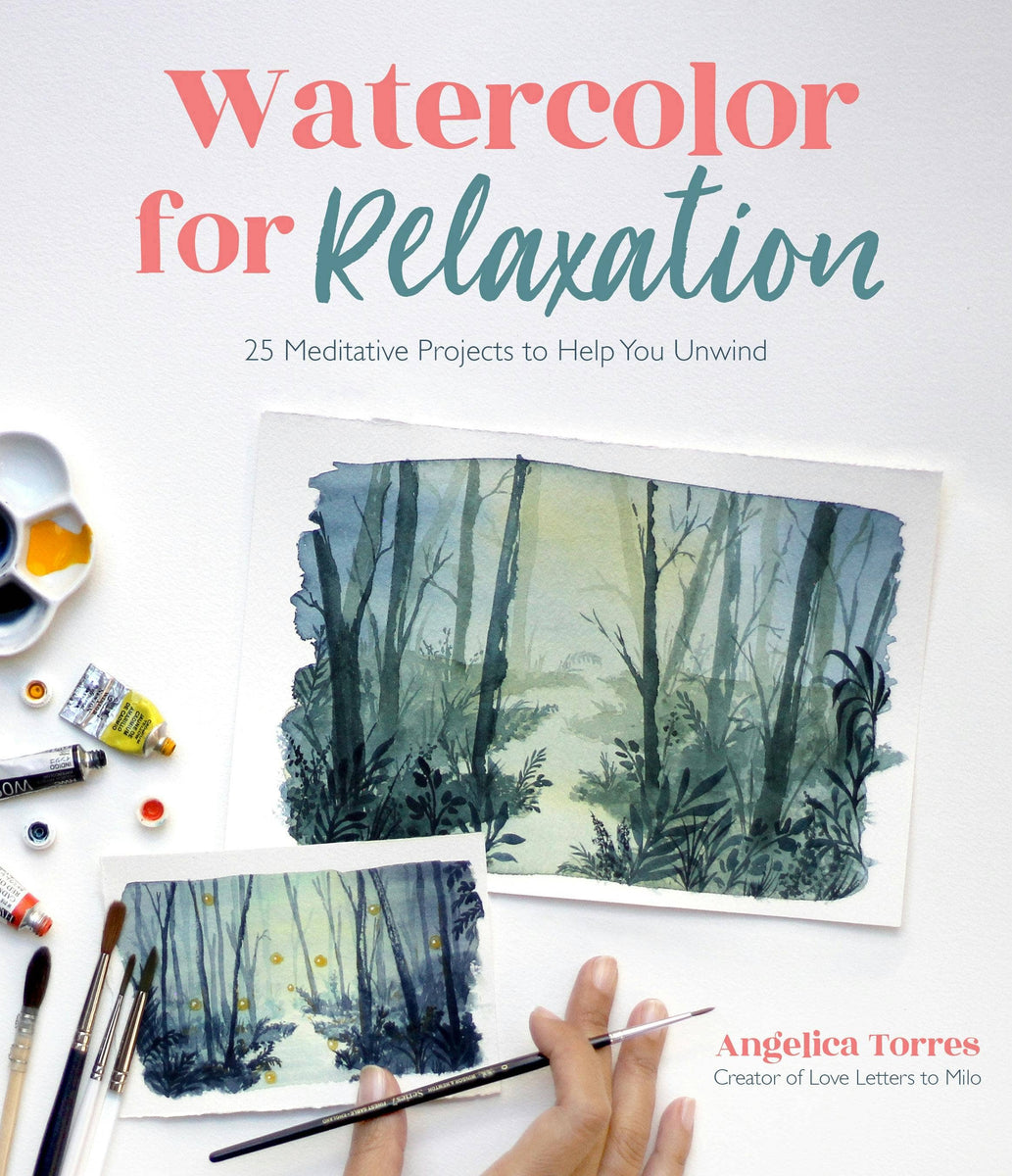 Watercolor For Relaxation: 25 Meditative Projects (provides 9 meals ...