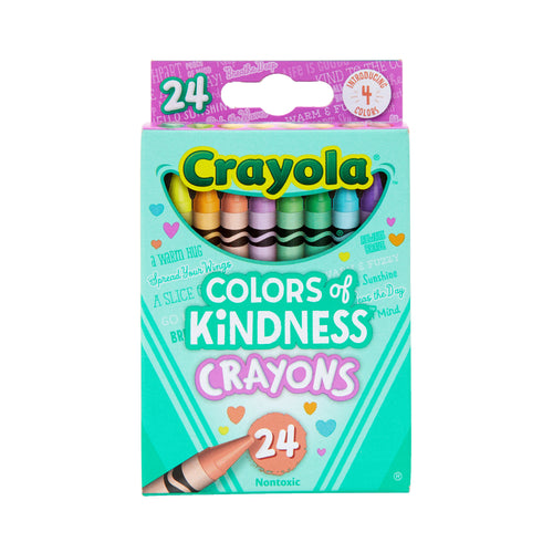 Crayola Colors of Kindness Crayons:  Set of 24 (2 meals)