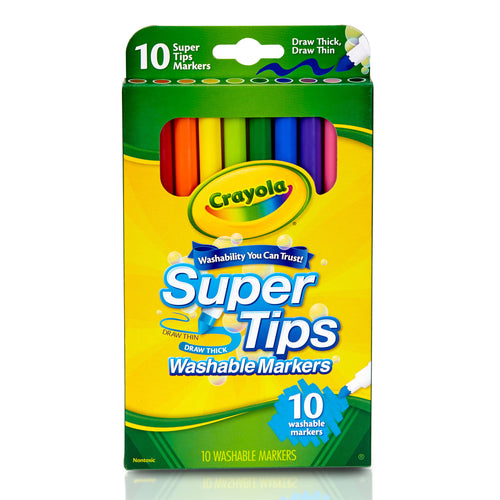 Crayola Super Tips Washable Marker:  Set of 10 (2 meals)