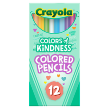 Load image into Gallery viewer, Crayola Colors of Kindness Colored Pencils:  Set of 12 (2 meals)