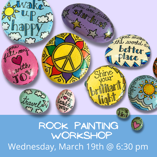 Rock Painting Mar 19 @ 6:30 pm (provides 12 meals)