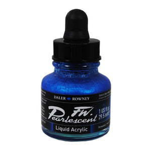 Daler-Rowney FW Pearlescent Liquid Acrylic, 1 oz. Bottle (Provides 4 meals)