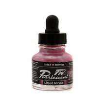 Load image into Gallery viewer, Daler-Rowney FW Pearlescent Liquid Acrylic, 1 oz. Bottle (Provides 4 meals)