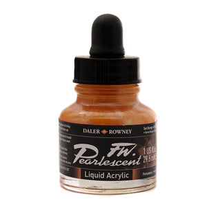 Daler-Rowney FW Pearlescent Liquid Acrylic, 1 oz. Bottle (Provides 4 meals)