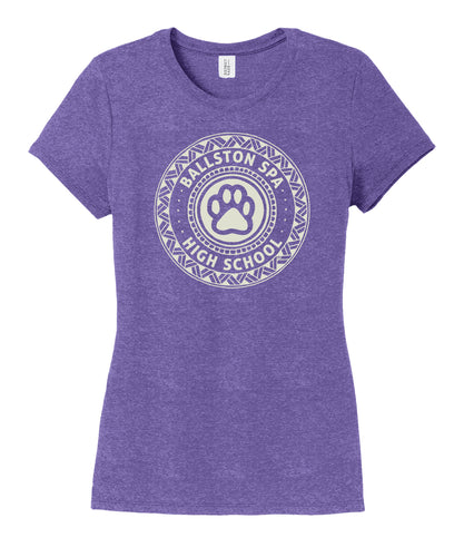 BSCSD High School Women's Crew T-shirt - Purple (provides 12 meals)