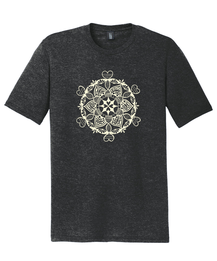 Mock-up of the DDX3X Adult Unisex T-Shirt - Black