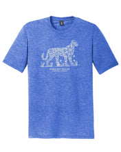 Load image into Gallery viewer, Dorothy Nolan Cheetah Adult Unisex T-Shirt - Blue (provides 7 meals)
