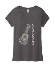 Load image into Gallery viewer, Strum in Joy! Women&#39;s V-neck T-shirt (provides 12 meals)